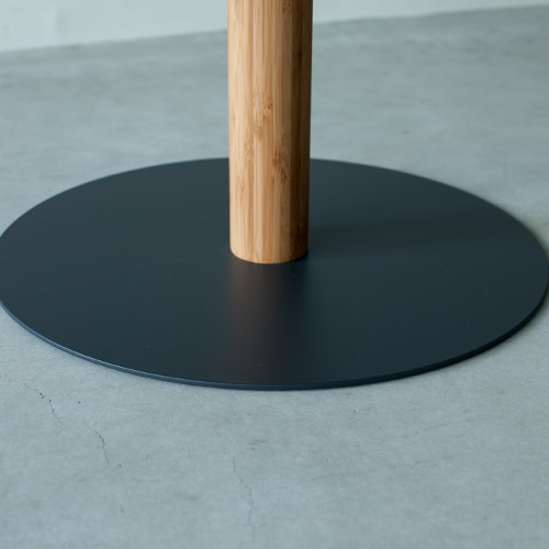 竹集成材で作られた円型のONE サイドテーブル | その他アイテム | ソファ専門店FLANNEL SOFA